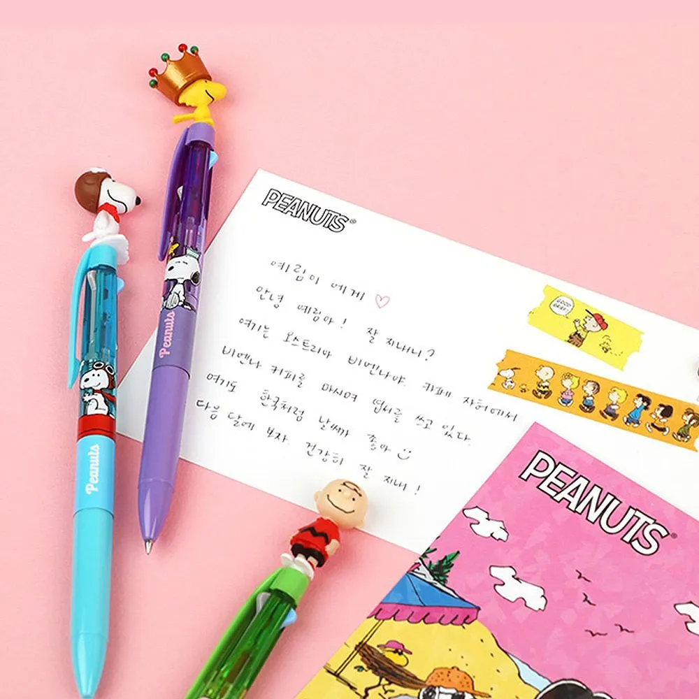 Snoopy Mascot 3-Colors Ballpoint Pen