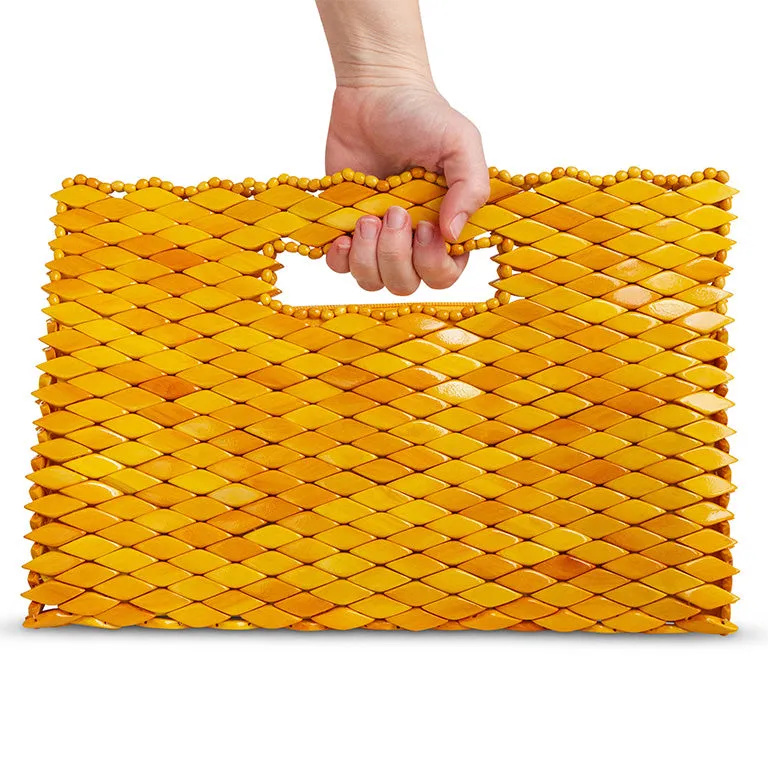 St. Tropez Clutch - Yellow