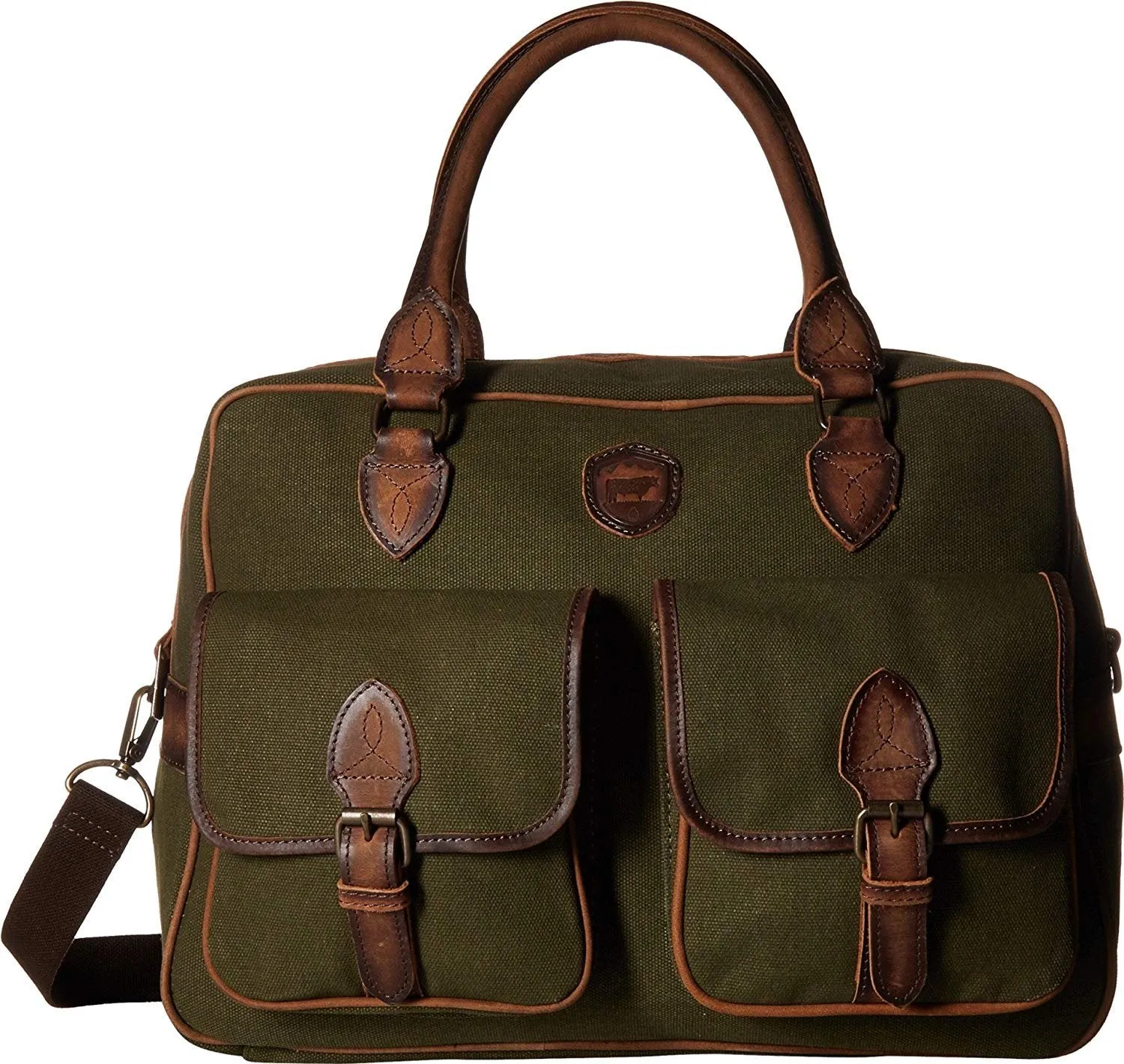 STS Ranchwear Men's The Foreman Weekender, Military Green Canvas