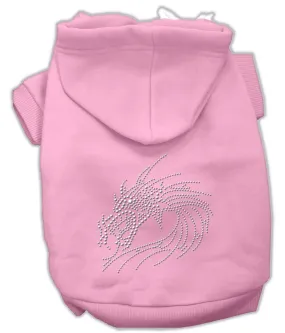 Studded Dragon Hoodies Pink M (12)