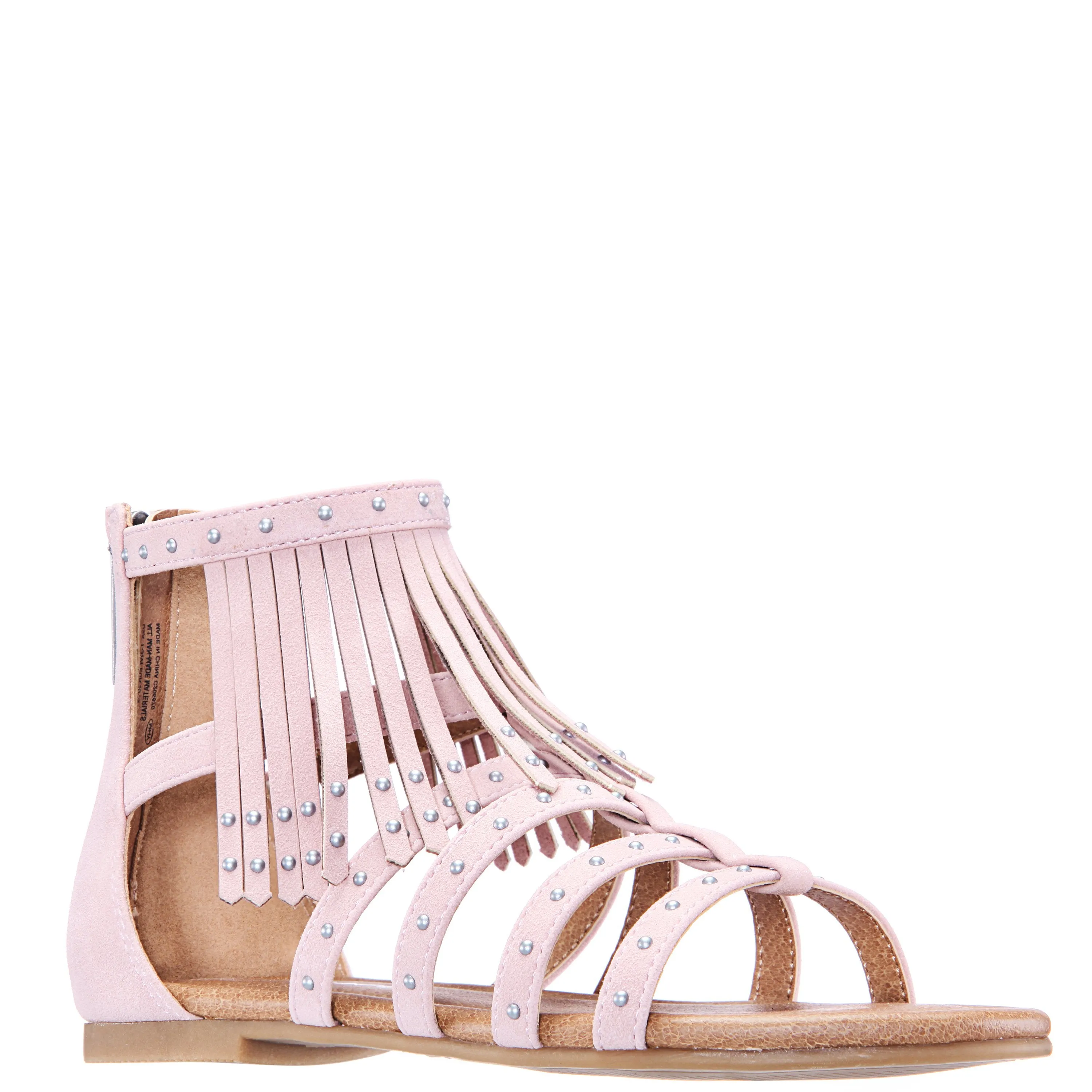 Studded Fringe Sandal