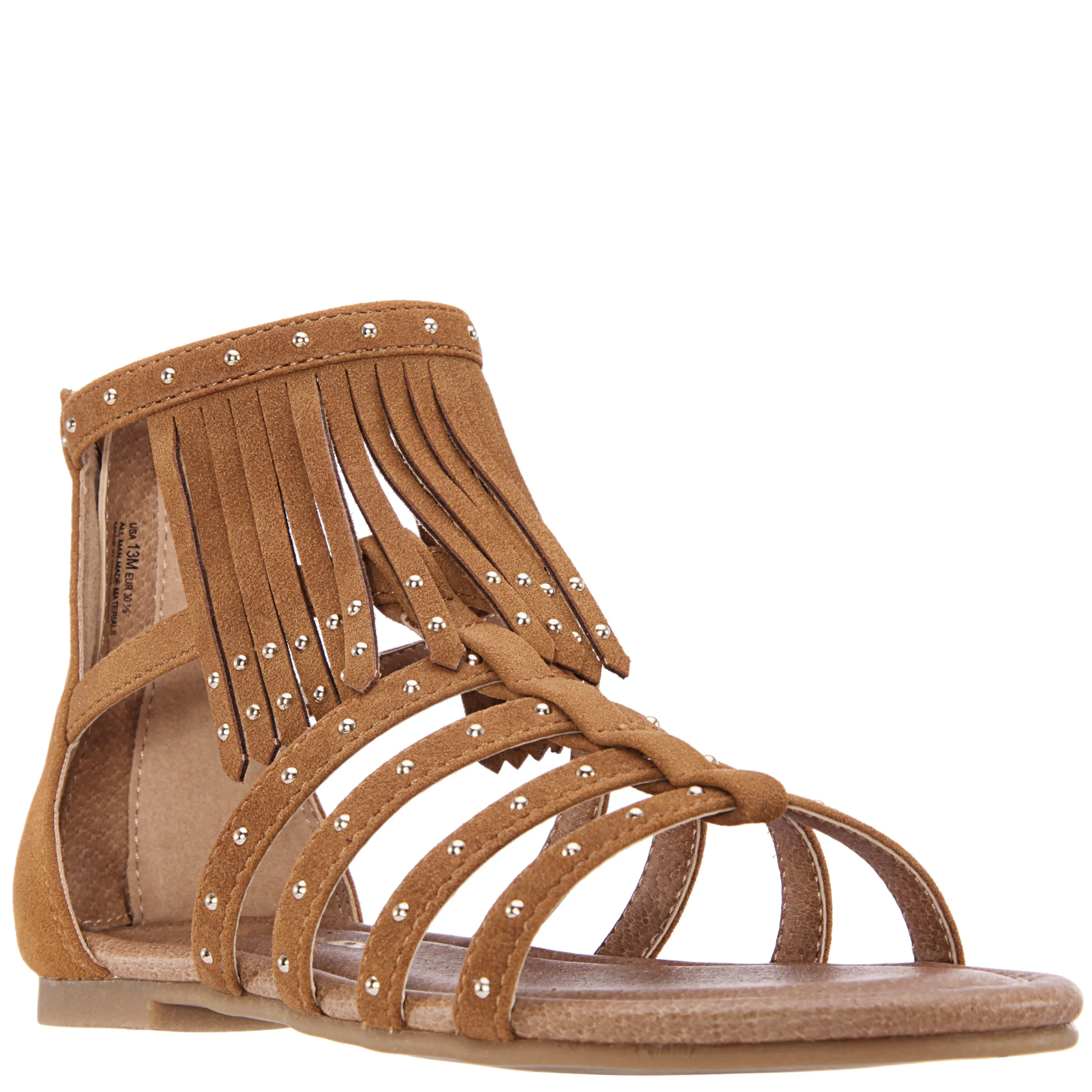 Studded Fringe Sandal