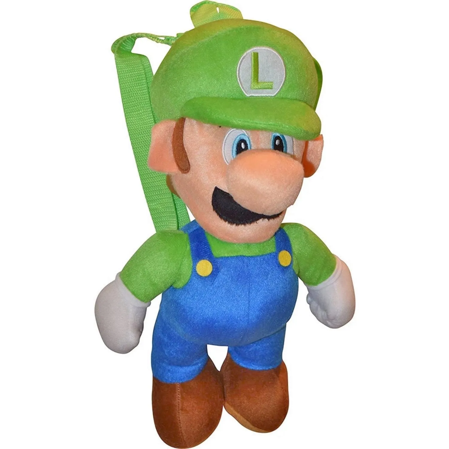 Super Mario Plush Backpack Luigi