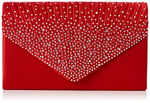 SWANKYSWANS Womens Abby Diamante Envelope Style Bag Clutch