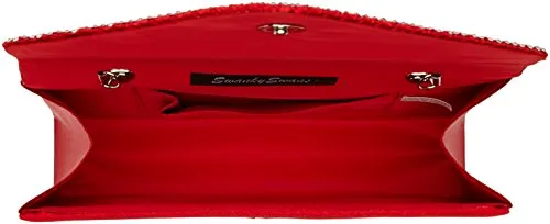 SWANKYSWANS Womens Abby Diamante Envelope Style Bag Clutch