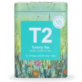 T2 Tea Bag Icon Tin 25 Pack - Tummy Tea