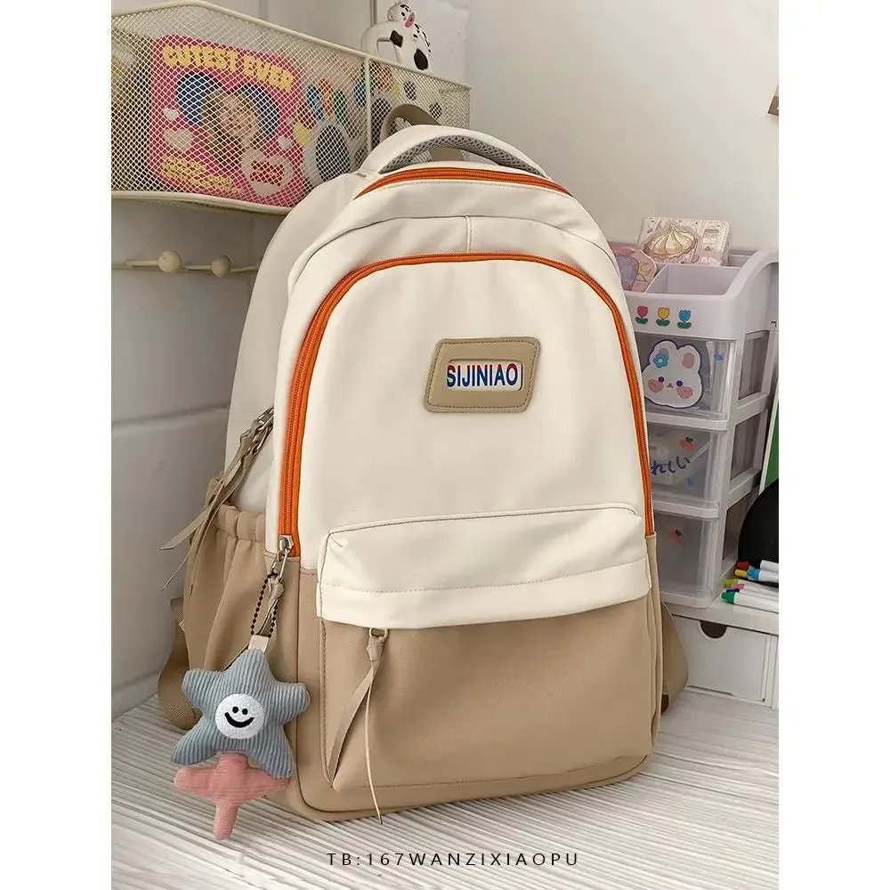 TAVIMART  -  Japanese Harajuku Ins High-capacity Women Backpack Korean Preppy Style Middle School Student Bookbag Multiple Pockets School Bag