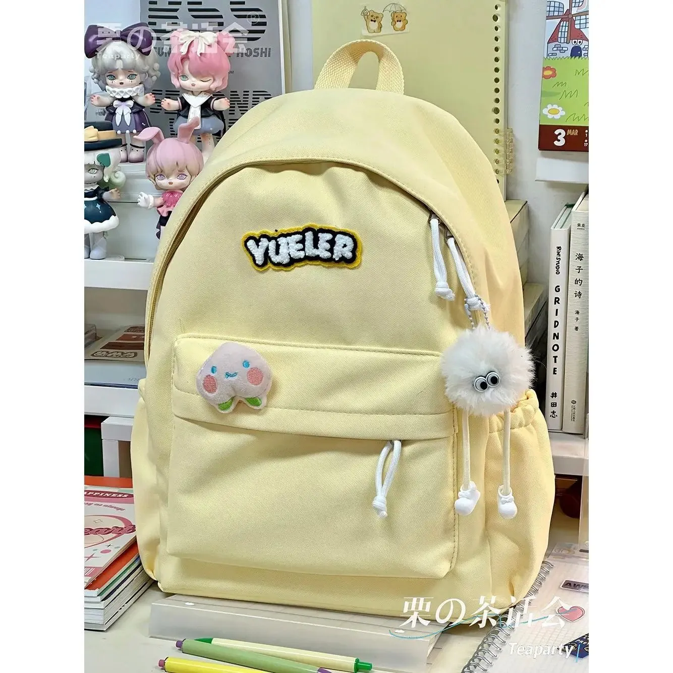 TAVIMART  -  Japanese Ins Ladies Leisure Bag Girls High School Students Simple Joker Backpack Light Backpack