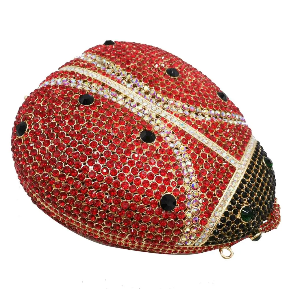 TEEK - 3D Ladybug Bejeweled Clutch