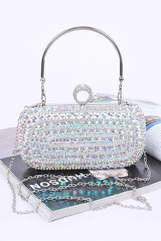 TEEK - Crystal Iconic Convertible Box Clutch