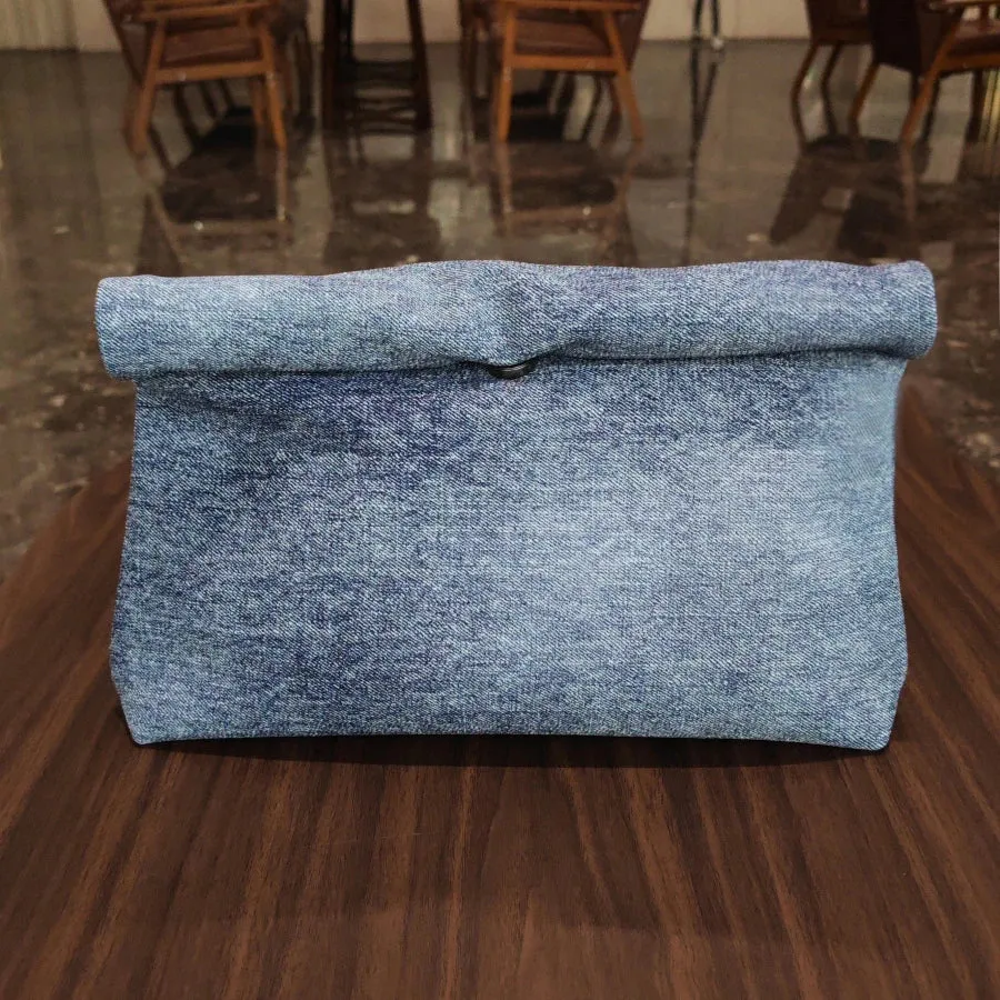 TEEK - Envelope Denim Clutch