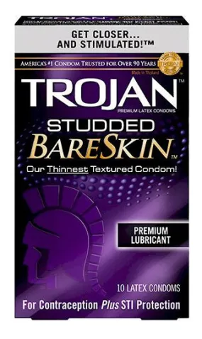 Trojan Bareskin Studded Condoms