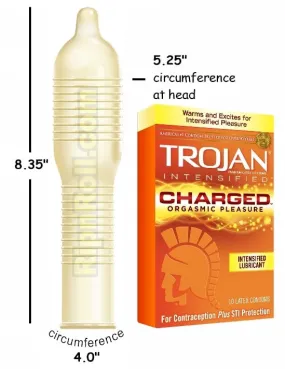 Trojan Charged Orgasmic condoms - This Item is being discontinued