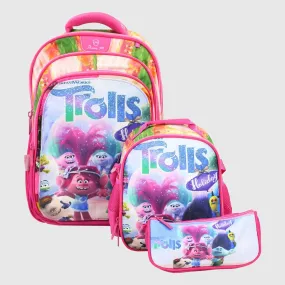 Trolls 19 Inches School Set