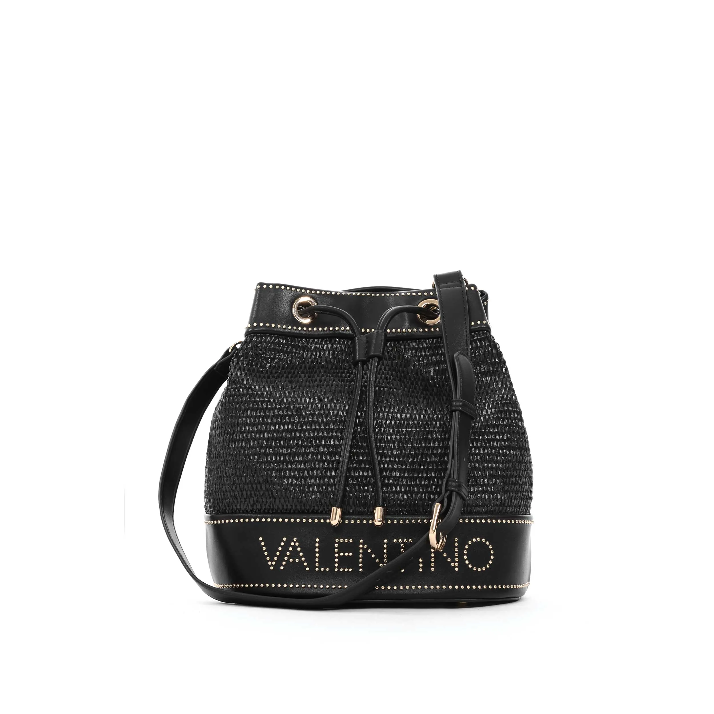 Valentino Bags Float Ladies Bucket Bag in Black