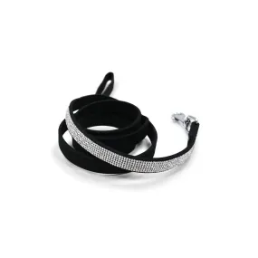 VIP Bling Dog Leash in Black