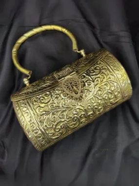 Wedding Brass Golden Metal Bags