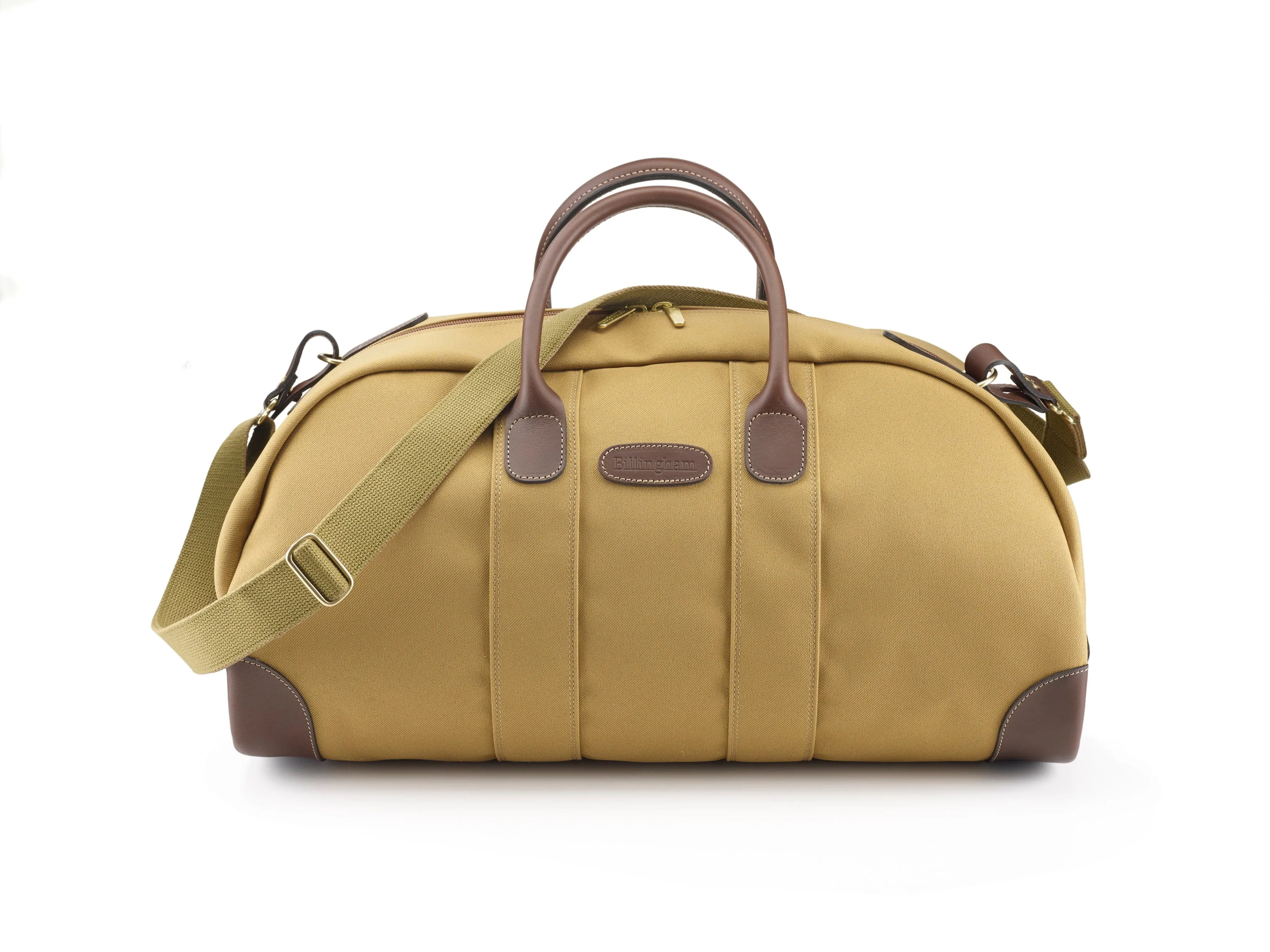 Weekender Bag - Khaki FibreNyte / Chocolate Leather