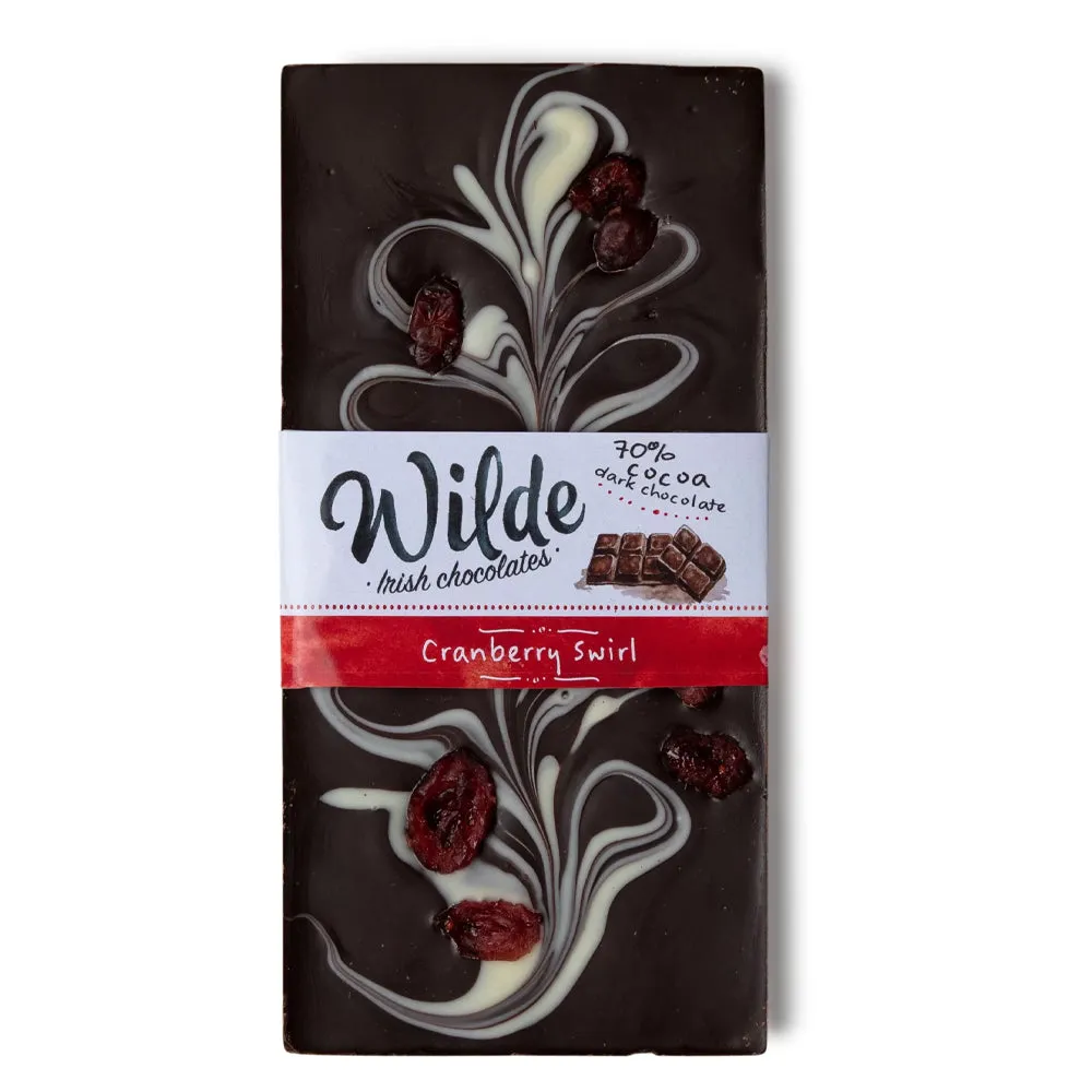 Wilde Irish Chocolates Cranberry Swirl Dark Chocolate