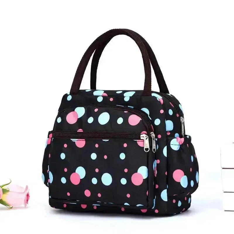 Women's Waterproof Portable Thickened Lunch Bag