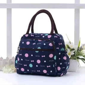 Women's Waterproof Portable Thickened Lunch Bag